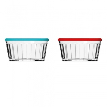 TIGELA AMERICANO COM TAMPA COLOR 600 ML