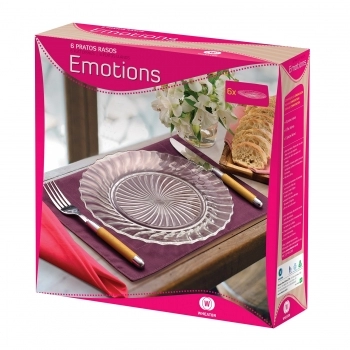 PRATO RASO EMOTIONS LUVA COM 6