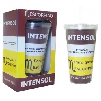 COPO PLASTICO PAREDE DUPLA ESCORPIÃO 470 ML LUVA COM 1