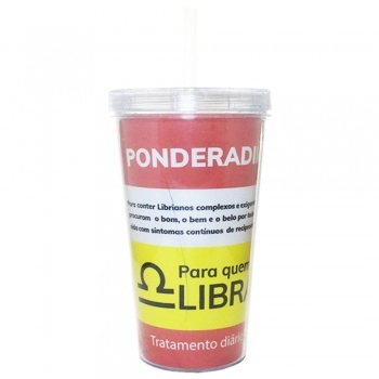 COPO PLASTICO PAREDE DUPLA LIBRA 470 ML LUVA COM 1