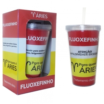COPO PLASTICO PAREDE DUPLA ARIES 470 ML LUVA COM 1