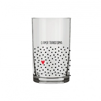 COPO MANCHESTER LOVE VERMELHO 310 ML