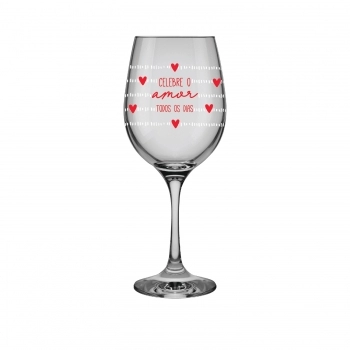 TACA BARONE AGUA LOVE VERMELHA 490 ML