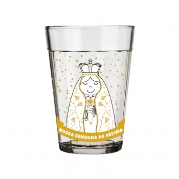 COPO AMERICANO SANTINHOS 190 ML - NOSSA SENHORA FATIMA LUVA COM 1
