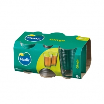 COPO MULTIUSO GINGA 265 ML LUVA COM 6