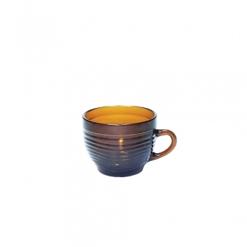 XICARA DE CHA CRYSTAL AMBAR 260ML