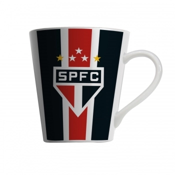 CANECA PORCELANA 290 ML SAO PAULO LUVA COM 1 - CAMISA 2