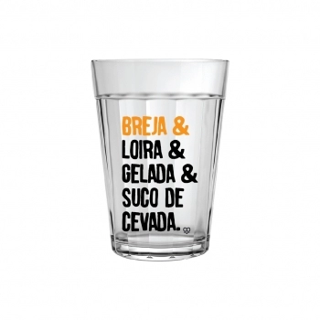 COPO AMERICANO MULTIUSO HAPPY BEER 190 ML - BREJA & LOIRA & GELADA LUVA COM 1