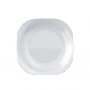 Prato De Sobremesa Opaline Plaza Branco 19.7 cm
