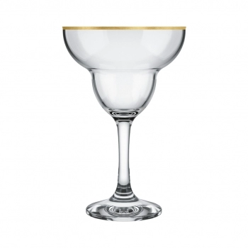 TACA MARGARITA WINDSOR FILETE DE OURO 375ML