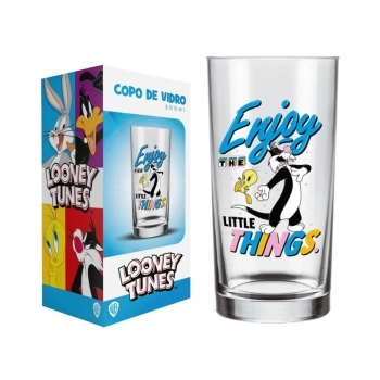 COPO CYLINDER MANCHESTER LOONEY TUNES 300 ML - FRAJOLA