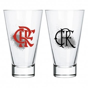 COPO ILHABELA CAIPIRINHA LONG DRINK 420 ML FLAMENGO NA LUVA