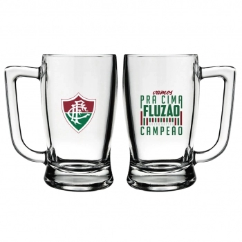 CANECA CERVEJA TABERNA 340 ML FLUMINENSE NA LUVA
