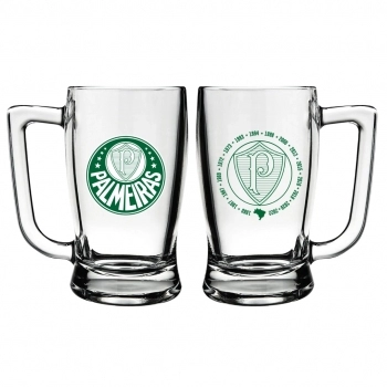 CANECA CERVEJA TABERNA 340 ML PALMEIRAS NA LUVA