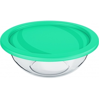 Tigela Bowl Plus Pequena Com Tampa Color 500 ML