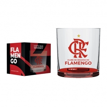 Copo Cylinder Rocks Flamengo 300 ML
