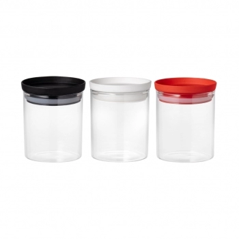 Pote Borossilicato Redondo 500 ML Com Tampa