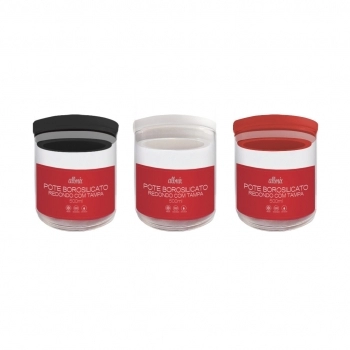 Pote Borossilicato Redondo 500 ML Com Tampa