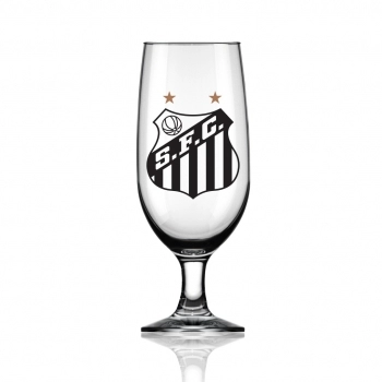 TACA CERVEJA FLORIPA 300 ML SANTOS LUVA COM 1 - NOVO