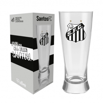 COPO LAGER 300 ML SANTOS LUVA COM 1 - NOVO