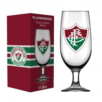 TACA CERVEJA FLORIPA 300 ML FLUMINENSE LUVA COM 1 - NOVO