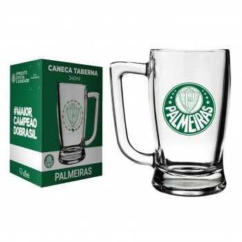 CANECA CERVEJA TABERNA 340 ML PALMEIRAS NA LUVA