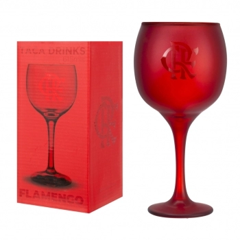 TACA DRINKS PRIME 615ML FLAMENGO VERMELHO LUVA COM 1