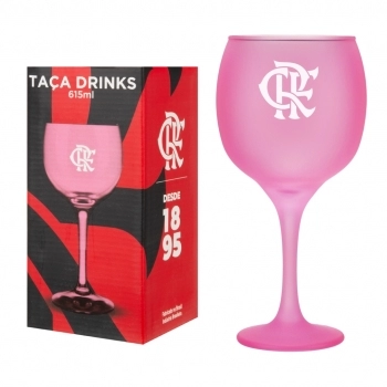 Taça Drinks Prime Flamengo Rosa 615 ML