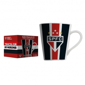 CANECA PORCELANA 290 ML SAO PAULO LUVA COM 1 - CAMISA 2
