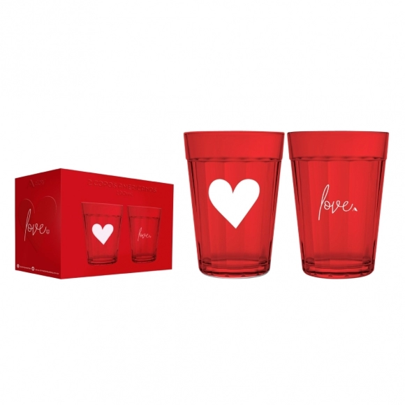 COPO AMERICANO PRIME LOVE 190 ML LUVA COM 2