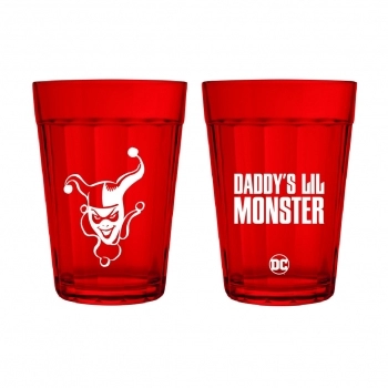 Copo Americano Prime DC Arlequina 190 ML Luva Com 2 Unid