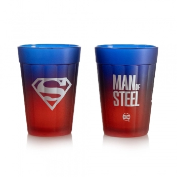 Copo Americano Prime DC Super Homem 190 ML Luva Com 2 Unid