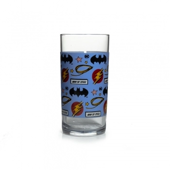 COPO CYLINDER LONG DRINK DC VINTAGE 300 ML - LIGA DA JUSTIÇA