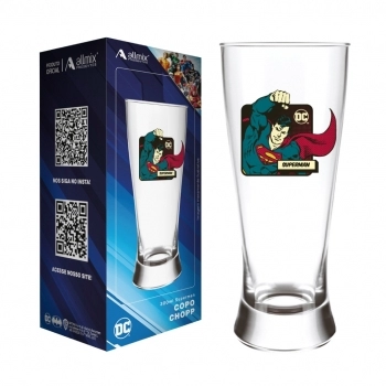 COPO LAGER DC TRADICIONAL FF 300 ML SUPER-HOMEM LUVA COM 1