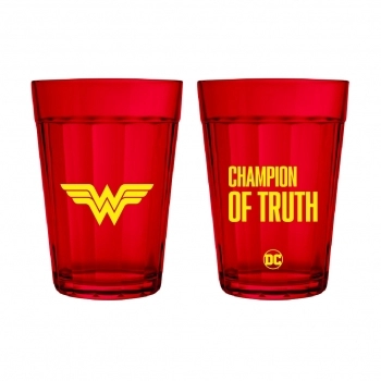 COPO AMERICANO PRIME 190 ML DC MULHER MARAVILHA LUVA COM 2