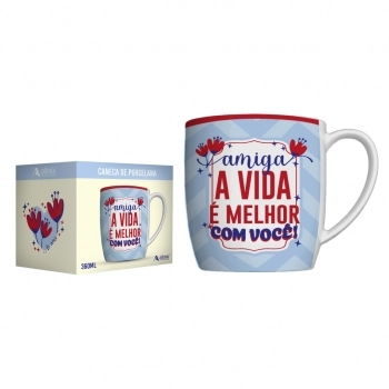 CANECA URBAN 360 ML LUVA COM 1 - AMIGA
