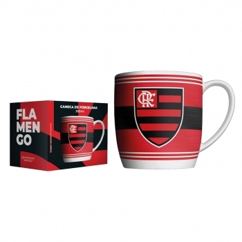 CANECA URBAN 360 ML FLAMENGO LUVA COM 1