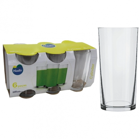 COPO CYLINDER LONG DRINK 300 ML LUVA COM 6