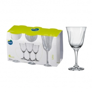 Taça Lírio Vinho 250 ML Luva Com 6