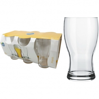 Conjunto Copo Cerveja Frevo 315 ML Luva Com 6 Unid