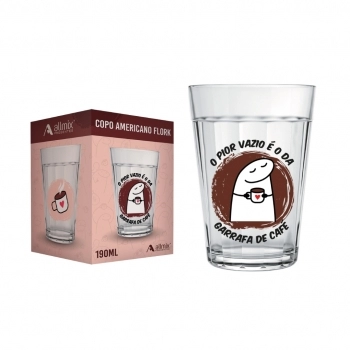 Copo Americano Multiuso Flork 190 ML - O Pior Vazio Luva Com 1