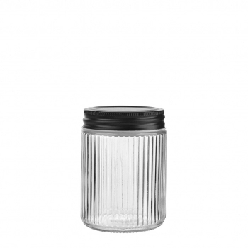 Pote De Vidro Redondo Riviera 325 ML Com Tampa