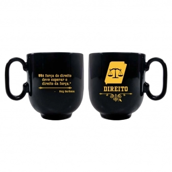 Caneca Forma Preta Direito 350 ML