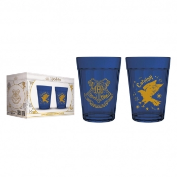 Copo Americano Prime Harry Potter Casas 190 ML - Luva Com 2 Unid - Corvinal