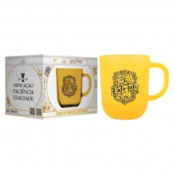 Caneca De Vidro Prime Harry Potter Casas 300 ML - Luva Com 1 Unid - Lufa Lufa