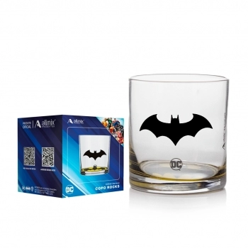 Copo Cylinder Rocks 305ML DC Legendary Batman Luva com 1
