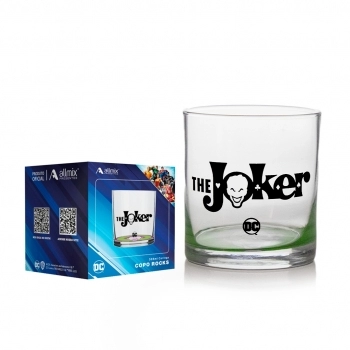Copo Cylinder Rocks DC Coringa 305ML Luva Com 1