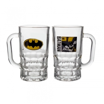 Caneca Cerveja Dc Legendary 340ML Batman - Luva com 1