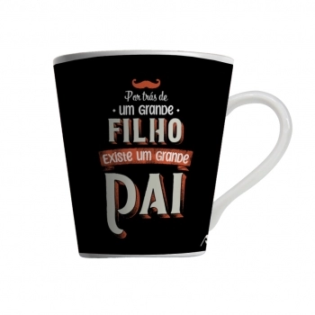 Caneca Porcelana 290ml - Pai - Luva com 1
