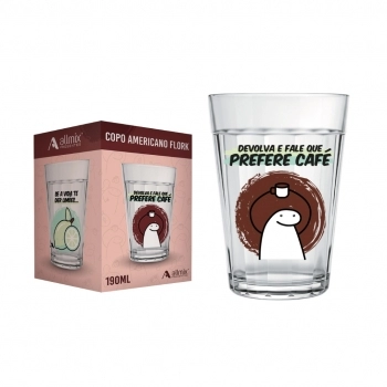 Copo Americano 190ml Flork - Se a vida te der limões - Luva com 1